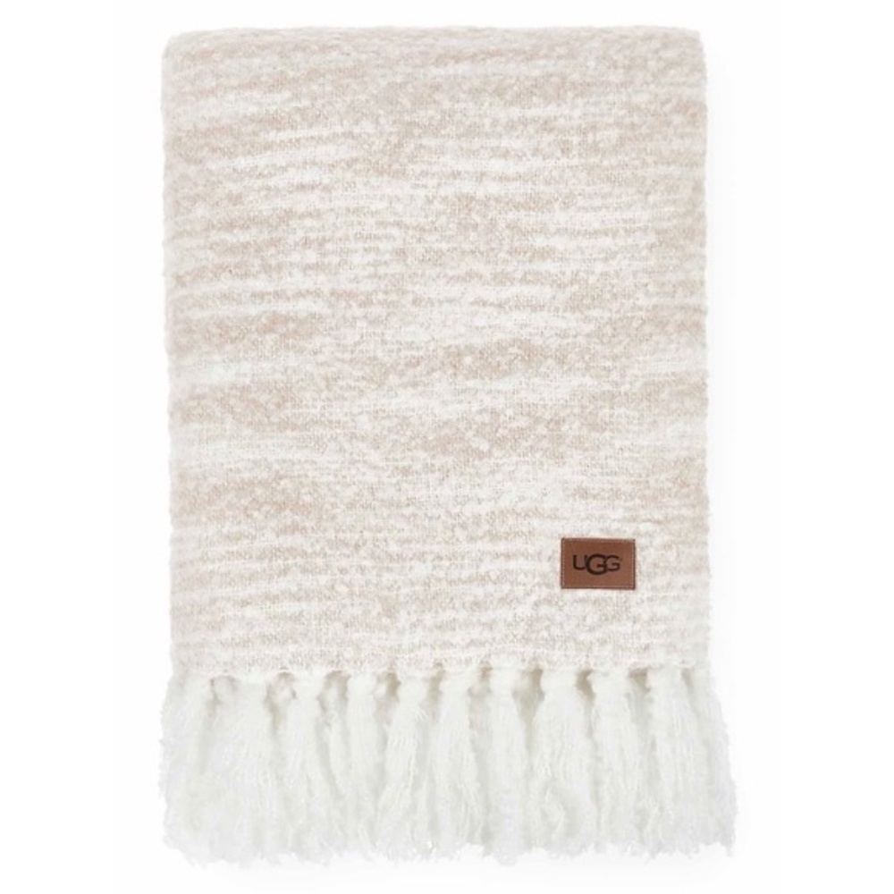 NWT Ugg Faux Mohair Throw